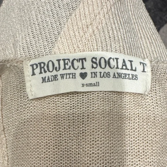 Project Social T Beige Tank Top - Picture 4 of 4